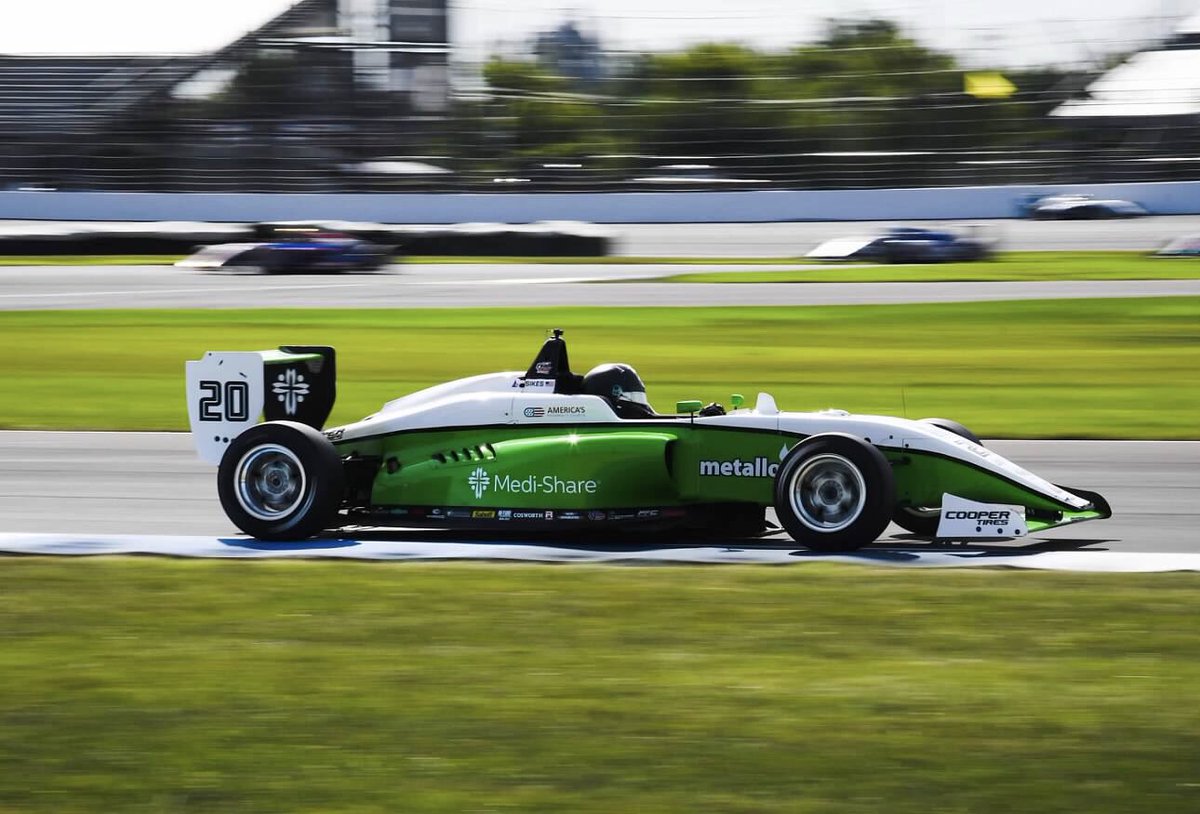 MarottiAutospt's tweet photo. The @medi_share @metalloid_corp car with @simonsikes at speed at @indianapolismotorspeedway @roadtoindy_official @roadtoindytv @legacyautosport @teamcoopertire #futurechamp #winner #USF2000 #strong #quick #comingonstrong #medishare #savemoney #healthcare #marottiautosport https://t.co/LOMnpDNJjz