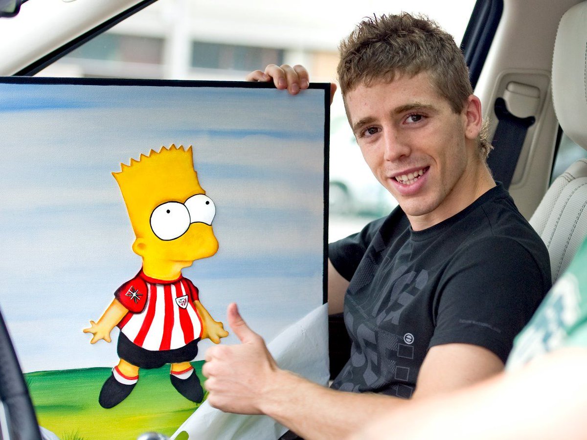 Also feel like it need to be highlighted that Iker Muniain is doing his absolute best to get rid of that Bart Simpson comparison.