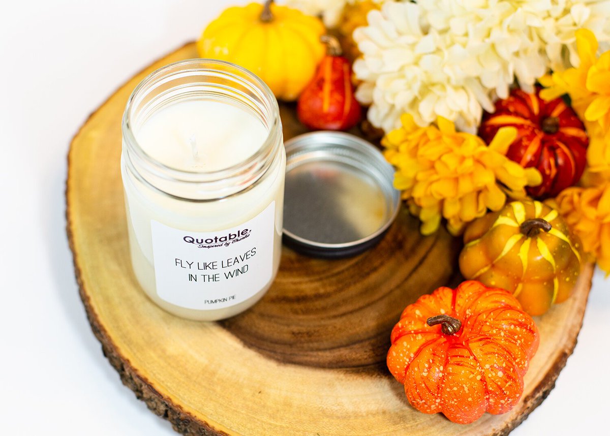 Quotablebychar1's tweet photo. Have you checked out our Quotable. shop yet?
Get ready for Fall with our Pumpkin Pie candles!! 🍂🎃🍂 https://t.co/eHnAqzioKT