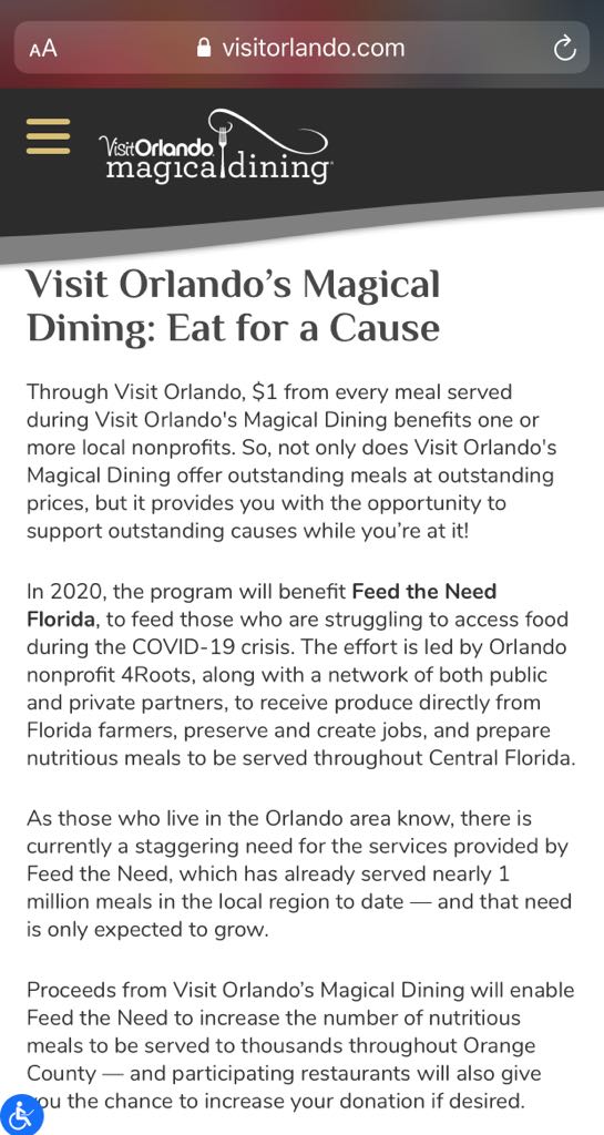 onthegoinmco's tweet photo. Not only will we enjoy a great meal, but $1 from each meal will go to @feedtheneedfl!!!

#MagicalDining #hosted https://t.co/CaUjUPUgN0