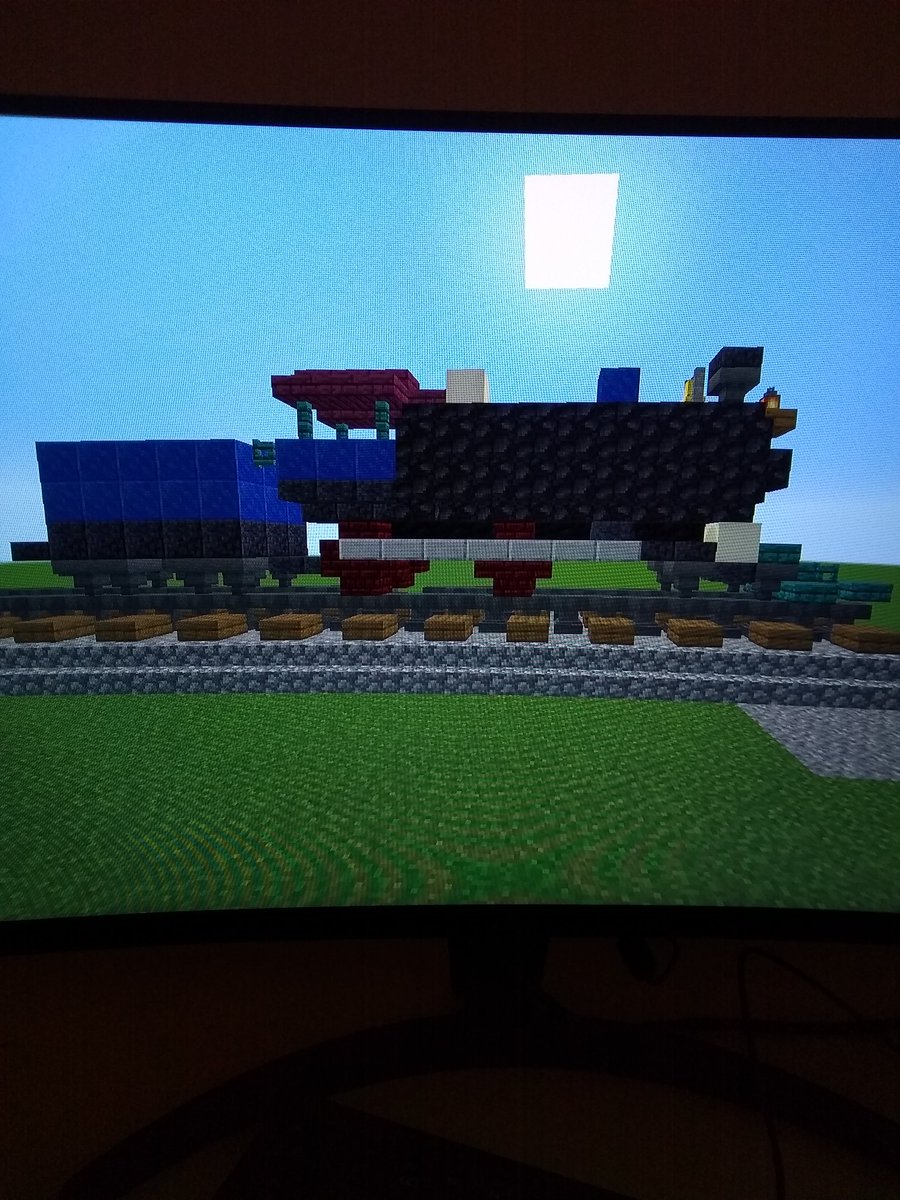 DonaldK58310232's tweet photo. The Jupiter 440 for Minecraft. Tutorial coming soon on the You Tube channel Seamus Muadhen https://t.co/QyMnd2Vu16