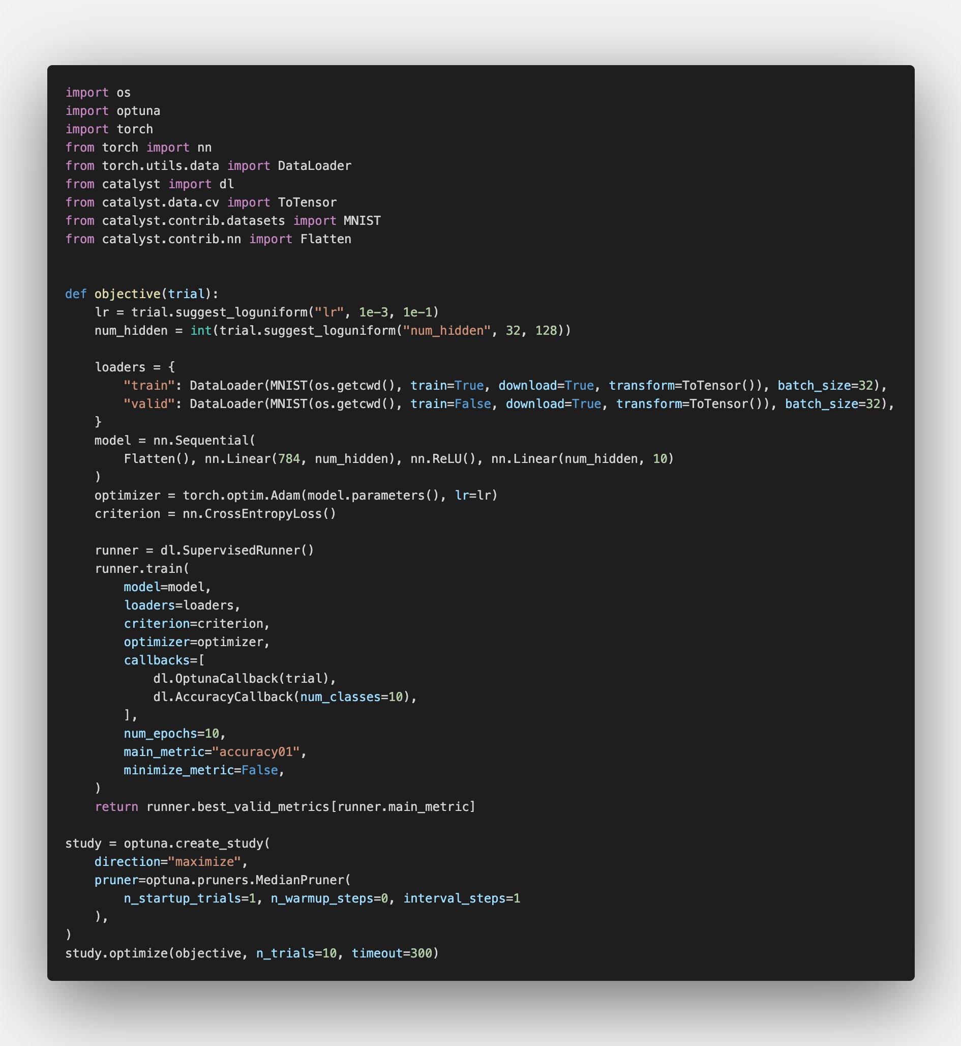 PyTorch on Twitter "RT catalyst_core Our new minimal example on