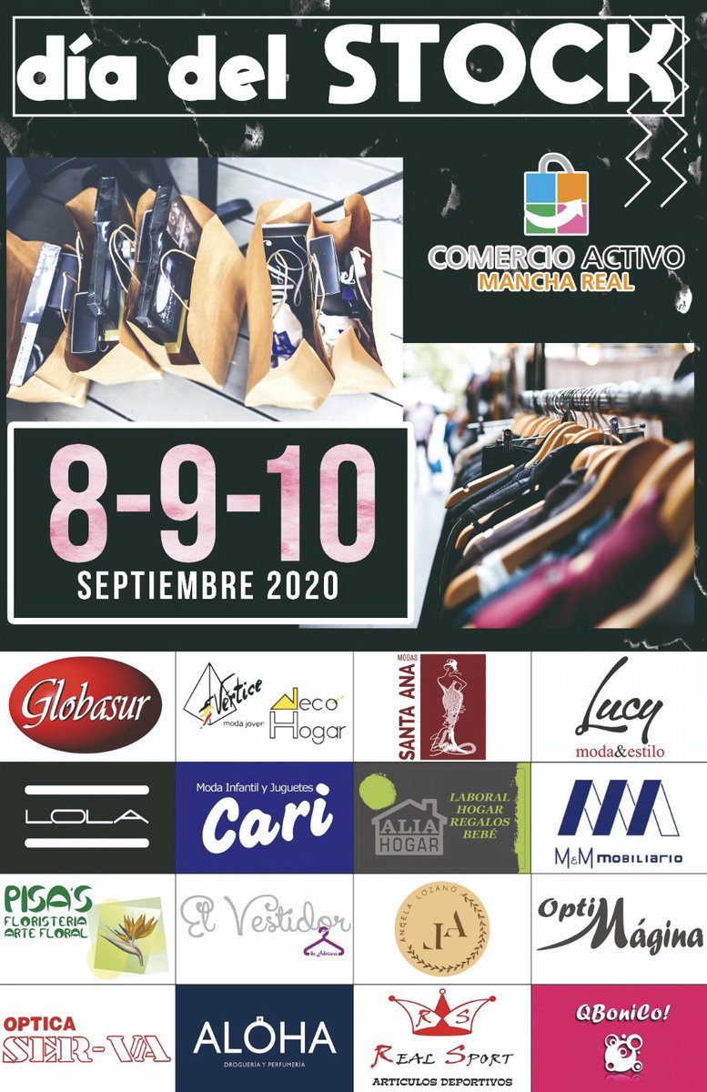 QBoniCo's tweet photo. DÍA DEL STOCK EN MANCHA REAL
8, 9 y 10 de Septiembre
¡No te lo pierdas!

#diadelstock #regalos #plata #bisuteria #complementos #qbonico #manchareal https://t.co/6UvPPqk5xF