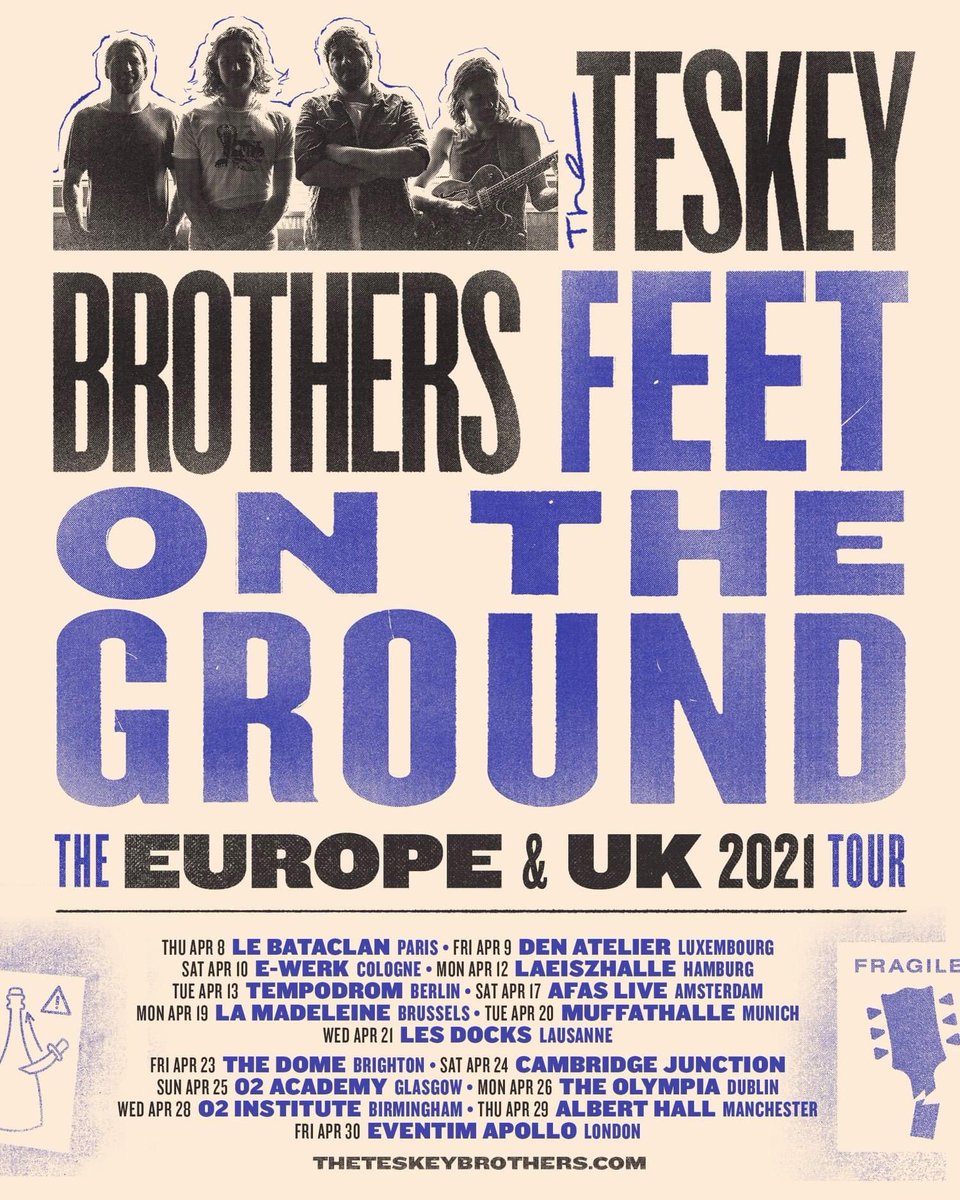 songpickr's tweet photo. @teskeybrothers are coming back to Europe. Bigger, better, faster! https://t.co/nMU090ENkm