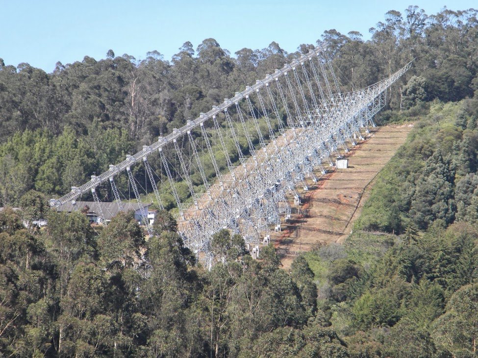 Explaining what he wanted to do he says the plan was “to construct a large cylindrical radio telescope on a suitably-inclined hill in southern India so as to make its axis parallel to the Earth’s axis, and thus taking advantage of India‘s close proximity to the Equator”14/n