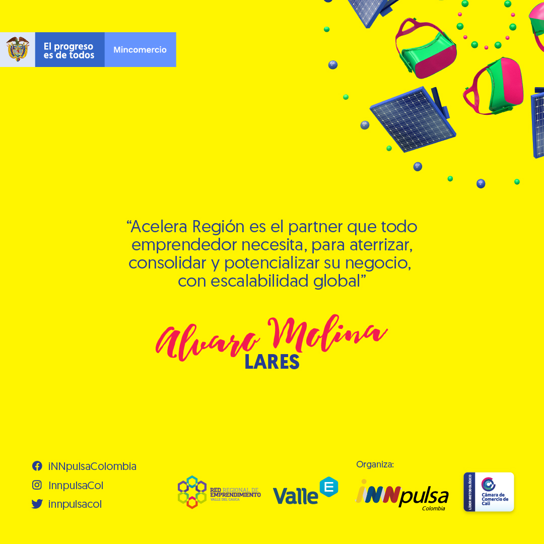 camaracali's tweet photo. No te pierdas las historias de los emprendedores que aceptaron el reto #AceleraRegión 🚀🇨🇴 y conéctate con lo extraordinario 🤩. Conoce más sobre el programa aquí 👉https://t.co/QSeATcDuLa
Apoya @InnpulsaCol | #RREV https://t.co/WPTYcTv7VL