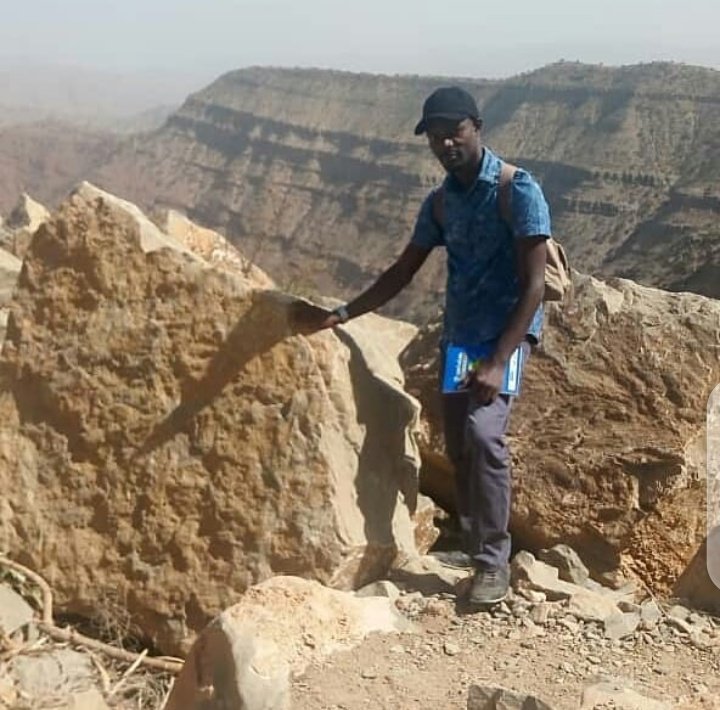 #BlackinGeoscienceWeek I am Quadri, a geologist and an exploration Geophysicist. My research interest are in subsurface geology, mineral exploration, groundwater exploration. These pictures were taken in Northern Ethiopia.