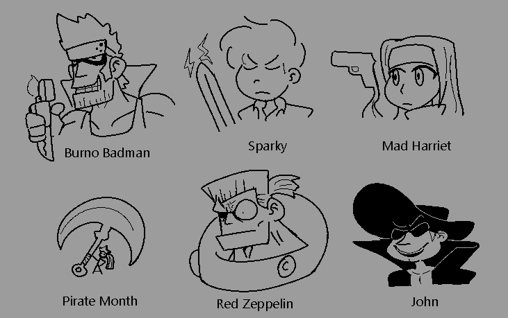 AmigoMonjo's tweet photo. Choose your character. #GUILTYGEAR https://t.co/slDihcrlxw