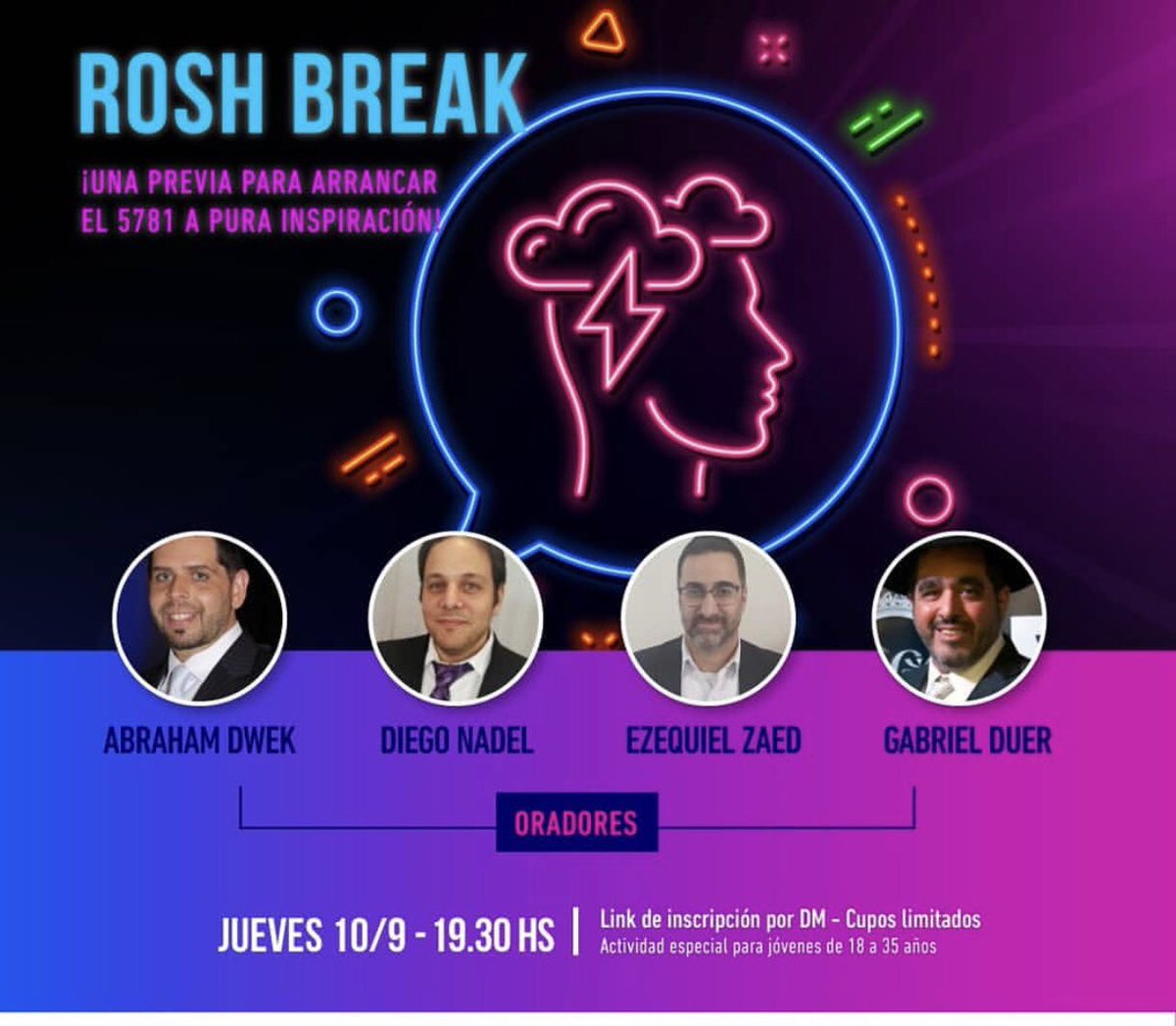 Sumate a este Rosh Hashana tan especial con muy buenas vibras y una variedad de propuestas. Te esperamos!