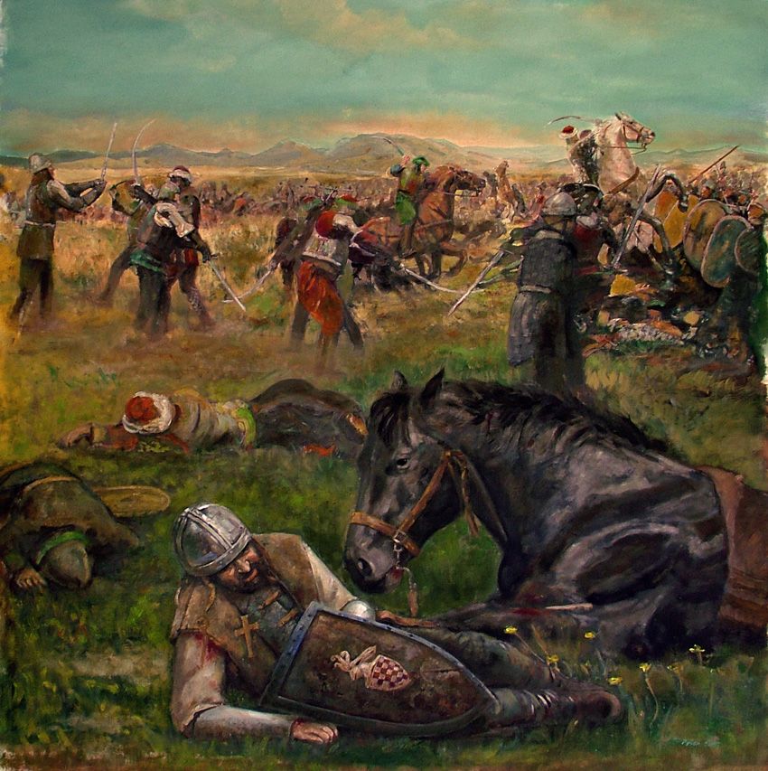 URDailyHistory's tweet photo. 9 Sept 1493: The #Ottoman Empire decisively defeats the #Croats at Battle of #Krbava Field in Croatia. Over time the Ottomans would expand into southern #Croatia as well. #history #OTD #ad https://t.co/MfycSa6fVt https://t.co/BoRQeWdEEw