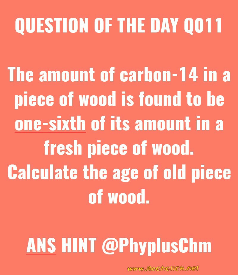 PHYplusCHM's tweet photo. ANSWER HINT 

Understand why carbon 14 undergo radioactive decayUnderstand how half life can be describe in terms of radioactive decayUnderstand radioactive carbon datingUnderstand how carbon 14 can be used to date a materialUnderstand how carbon 14 decayUnderstand radioisotopes https://t.co/dZPWKw16ex