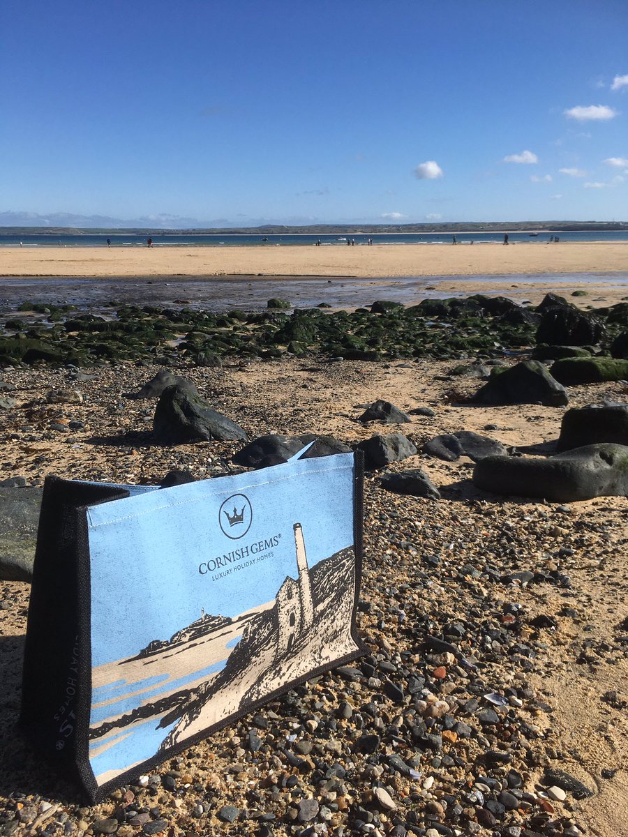 Blue skies, sandy beaches and tin mines... take home a piece of #Cornwall with our exclusive Cornish Gems jute bag. Available in store or online for just £6.99
