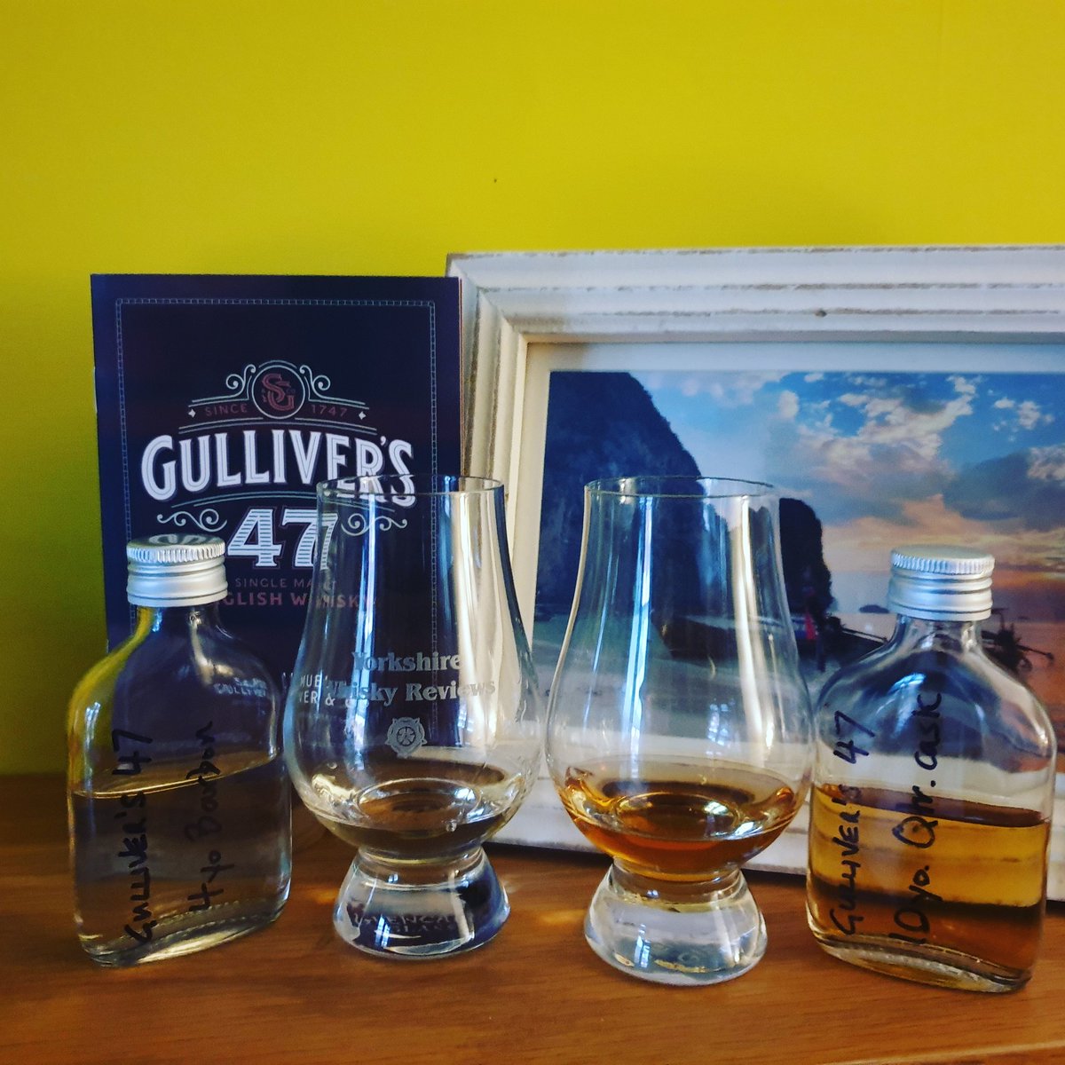 ReviewsWhisky's tweet photo. Finally got round to sampling these from @47Gulliver this evening. Full views are over on Instagram. Overall though nice to try something new and I'd have to say the 4 year old was my favourite. A nice dram not too complicated and shows great promise. #whisky #review https://t.co/yUapCg7ODB