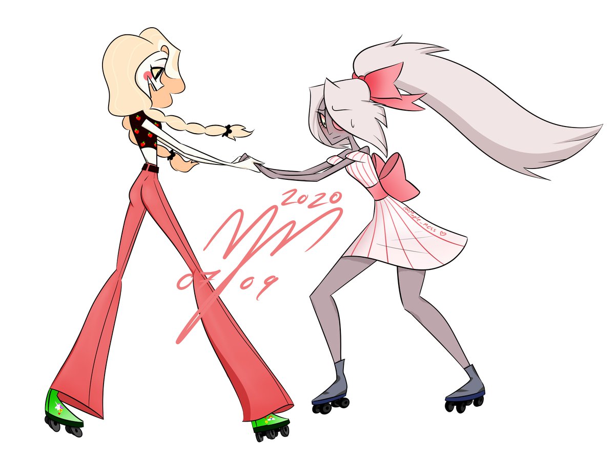 Had this cooking month(s?) ago but heartbreak happened

ANYWAYS HERE IT IS 

#skatedate #chaggie #huskerdust #AngelHusk #Doubledate #HazbinHotel #HazbinHotelFanart #Girlfriends #quarantineartclub #vaggie #Charlie #charliemagne #husker #AngelDust