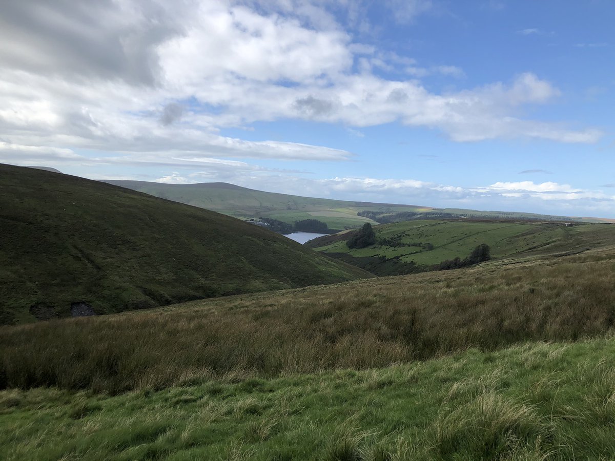 ManxShepherdess's tweet photo. #MilleniumWay (cheats version!) I only did 8 miles of 26. I like the challenge and the isolation of the hills so skipped the flatter/ road sections. Didn’t see a soul. The plaque and I are the same age; I’d say we’ve both weathered badly after some hard winters! #isleofman 2/5 https://t.co/AdQHf8e67X