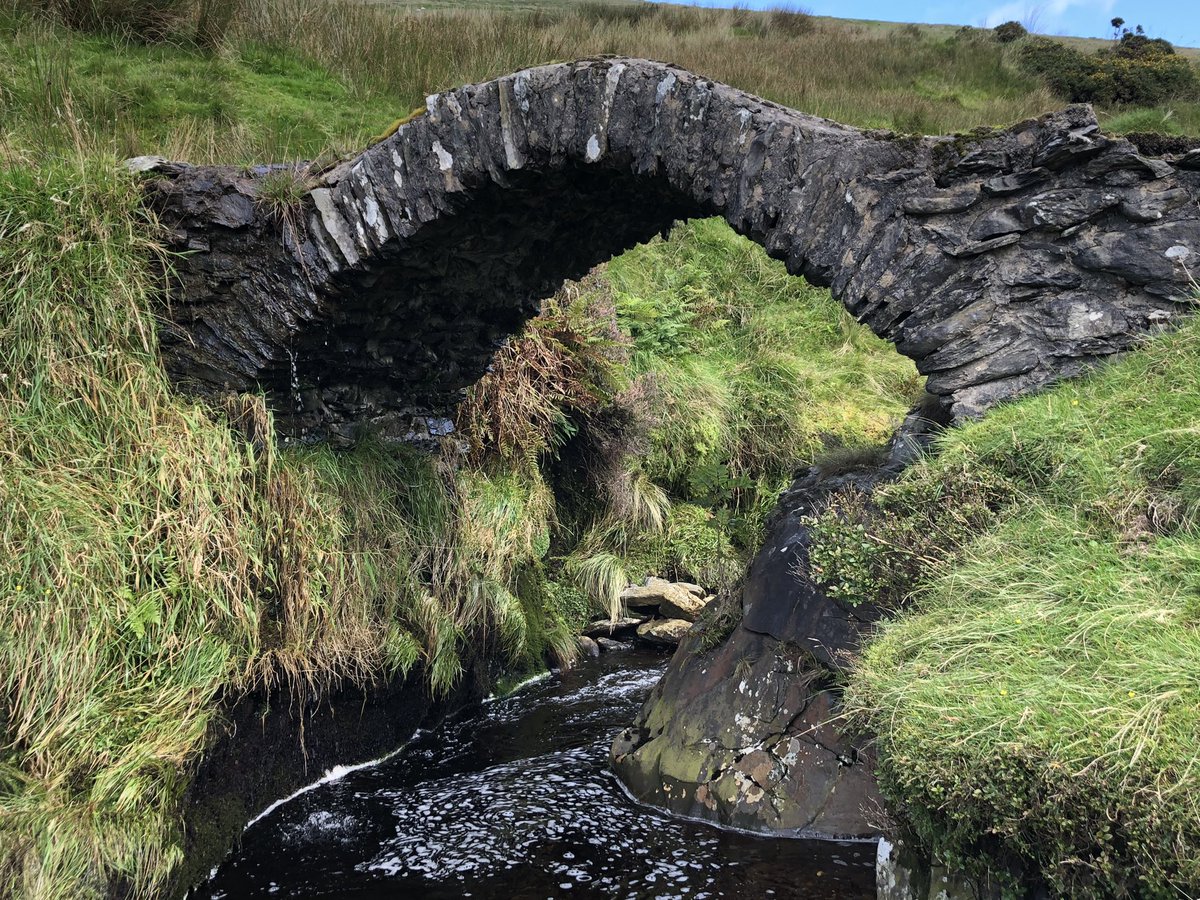 ManxShepherdess's tweet photo. #MilleniumWay (cheats version!) I only did 8 miles of 26. I like the challenge and the isolation of the hills so skipped the flatter/ road sections. Didn’t see a soul. The plaque and I are the same age; I’d say we’ve both weathered badly after some hard winters! #isleofman 2/5 https://t.co/AdQHf8e67X