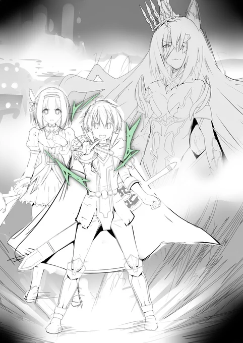 こんなのかきはじめてみた #覇瞳皇帝 #プリコネR 