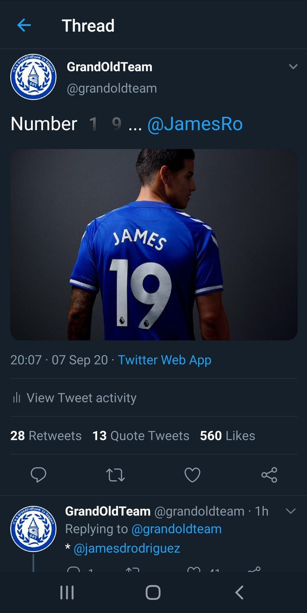 grandoldteam's tweet photo. 😂 At Evertonians following @JamesRo

Welcome to the club James. https://t.co/vVUXYlliFr
