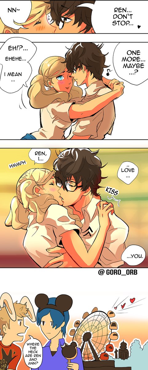 Ferris wheel kiss