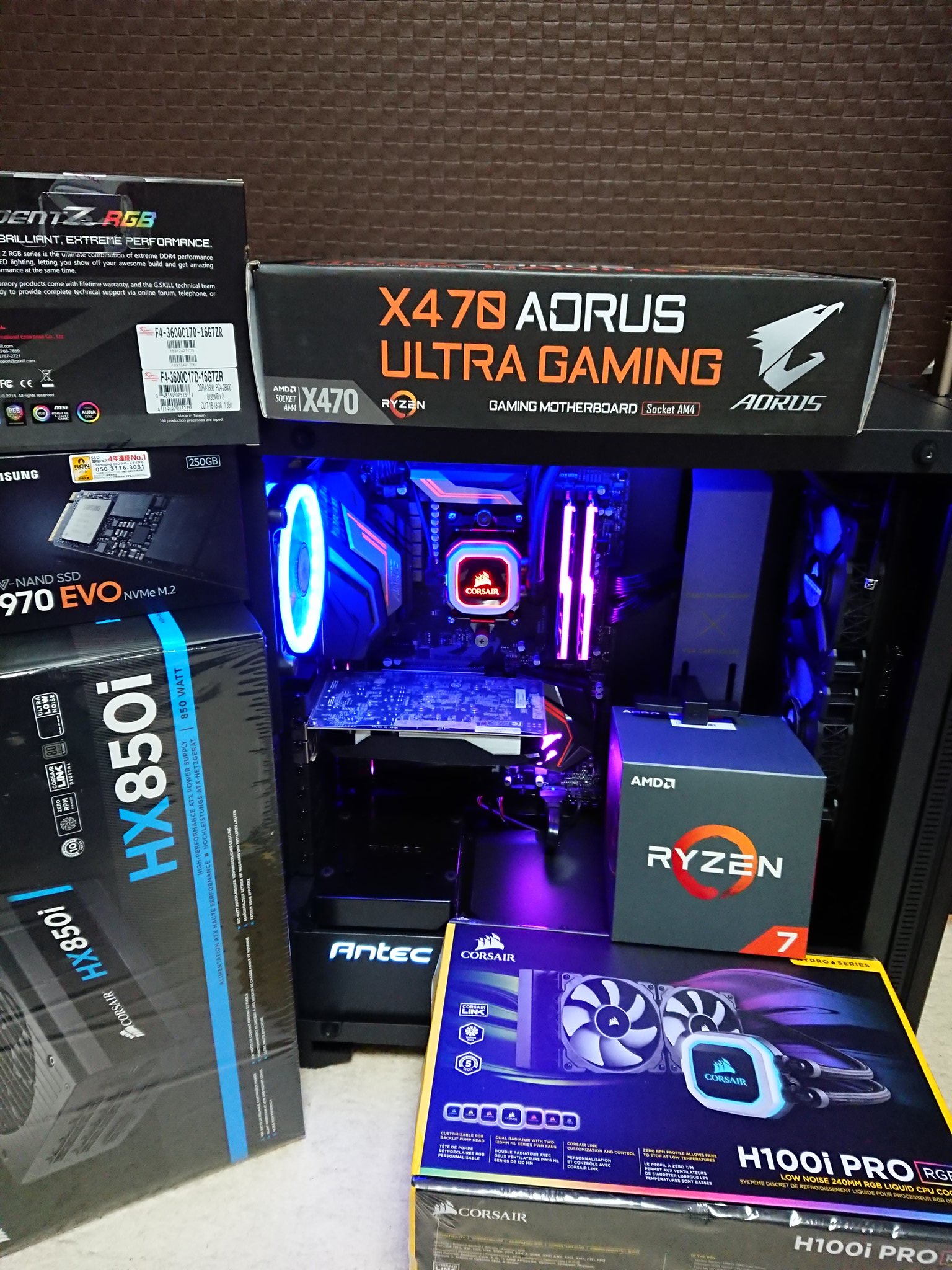 おーずぃ 紫カラコン Pcメモ Gigabyte X470 Aorus Ultra Gaming Amd Ryzen7 2700x Samsung 970 Evo Mz V7e250b It Corsair Hx850i Cp Jp Corsair H100i Pro Rgb Cw Ww Ddr4 3600 8gbx2 F4 3600c17d 16gtzr Antec P110 Luce ルチェ おーずぃ 紫カラコン Pcメモ Gigabyte X470 Aorus Ultra Gaming Amd Ryzen7 2700x Samsung 970 Evo Mz V7e250b It Corsair Hx850i Cp Jp Corsair H100i Pro Rgb Cw Ww Ddr4 3600 8gbx2 F4 3600c17d 16gtzr Antec P110 Luce ルチェ