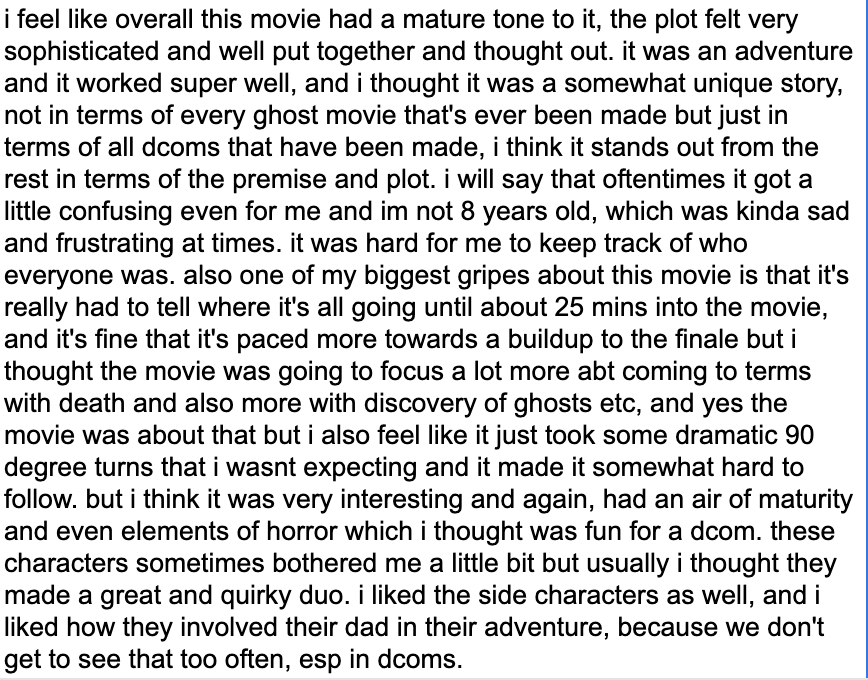 25. The Scream Team (2002) dir. Stuart Gilardi actually have a ton of thoughts about this movie. tldr, it's very creative, super fun, endearing, funny, mature and nuanced, and decently spooky. apparently a spinoff series was in development but got scrapped. what a loss.6/10