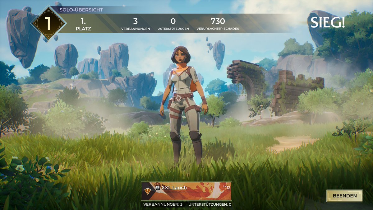 XXLEntrtainment's tweet image. 3 wins in a row and then I placed second. But for tonight is my spellbreak grinding session over.