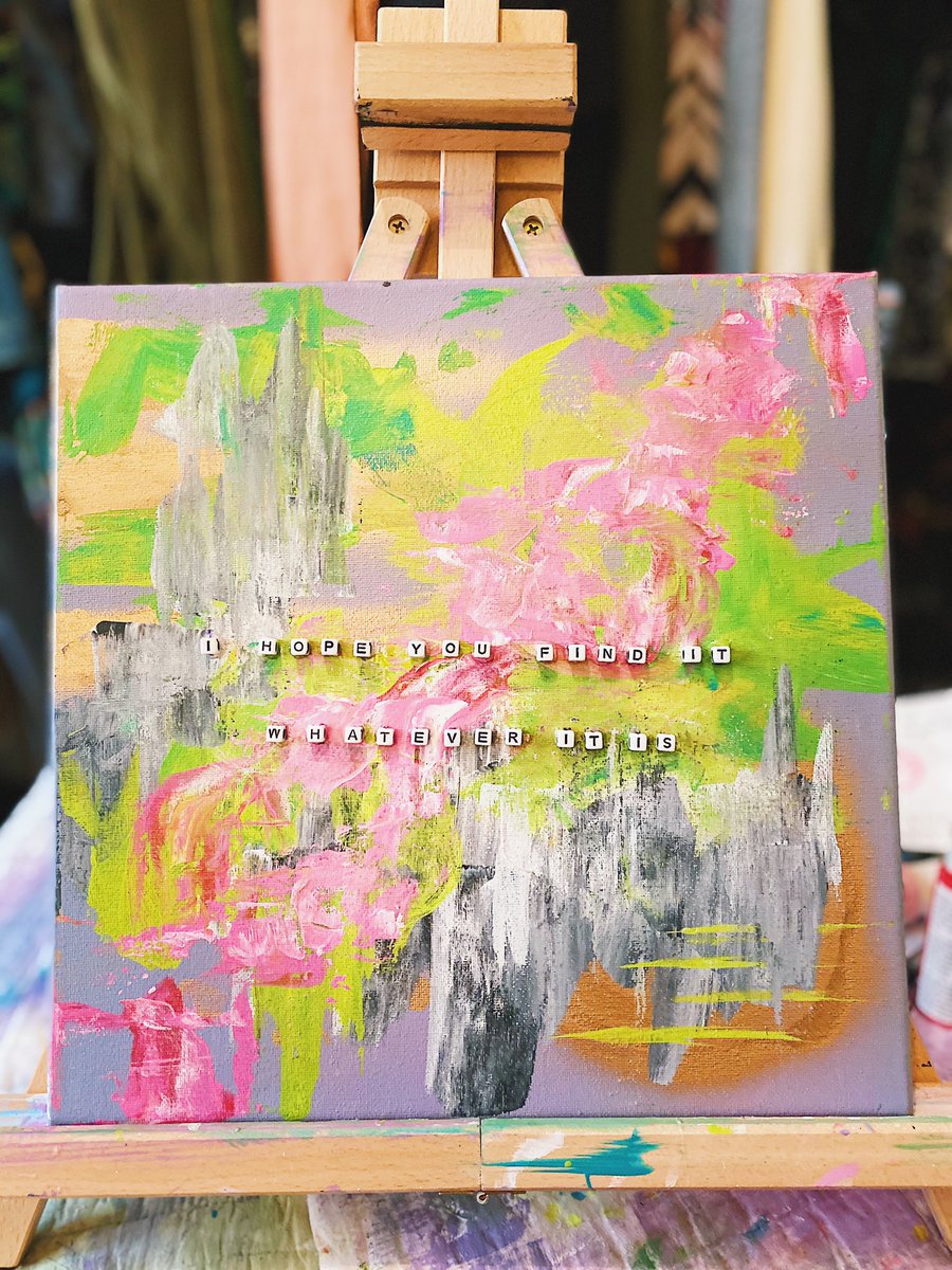 TheLivLake's tweet photo. new paintings that are up for grabs 🤩 $40 + shipping a pop OBO ✨ https://t.co/EofVNn9dh5