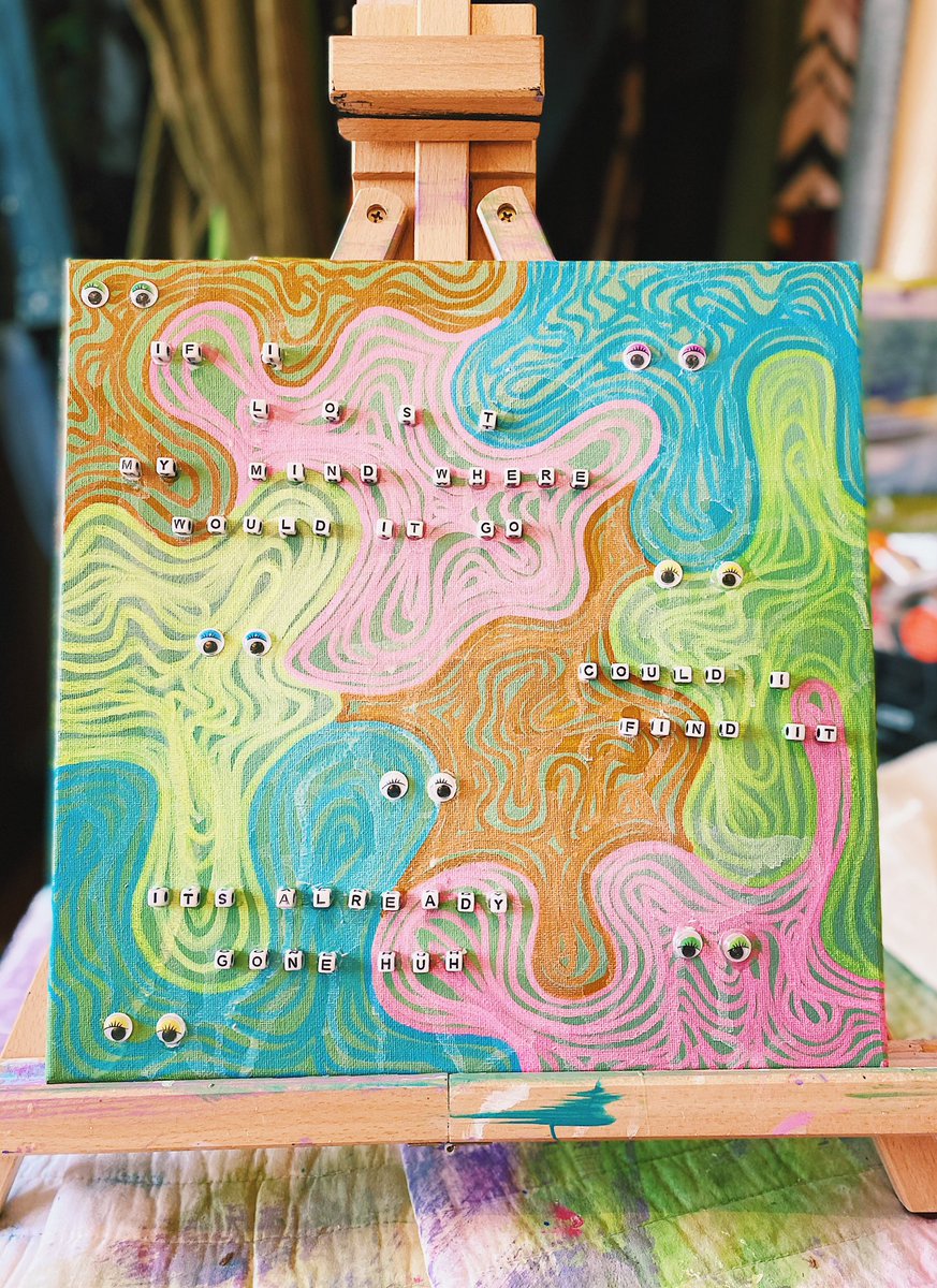 TheLivLake's tweet photo. new paintings that are up for grabs 🤩 $40 + shipping a pop OBO ✨ https://t.co/EofVNn9dh5