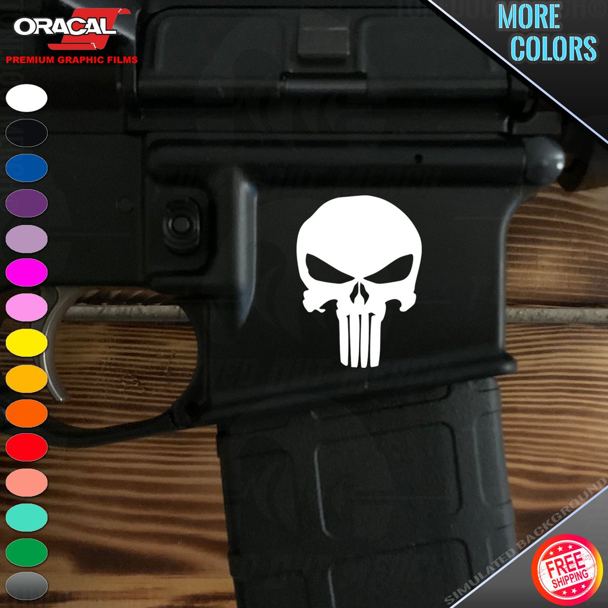 tunedoutmerch's tweet photo. American Sniper Skull Vinyl Decal AR-15 Lower Magwell Gun Sticker 5.56 Mag Skins Vinyl Decal Sticker #freeshipping #ar15 https://t.co/jxCef5AKz8 https://t.co/H9qrsUKsHA
