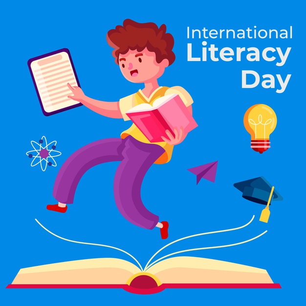 The fire of literacy is created by the sparks between a child, a book, and the person reading. Happy Literacy Day. #literacy #literacymatters #literacyday  #literacyboost #literacymonth #LiteracyKnowledge #literacyplay #LiteracyIsForEveryone  #literacywarrior #LiteracytoLegacy
