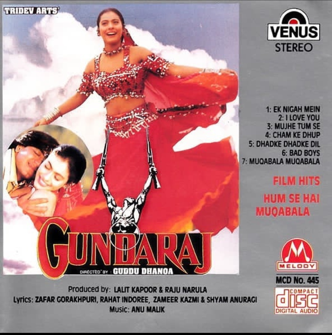 25YearsOfGundaraj 8Sep1995 #Ajay Devgn #Kajol #AmrishPuri #MohnishBahl #MohanJoshi #SharatSaxena #Asrani #DevanVarma #RahatIndori #Zameerkazmi #ShyamAnuragi #ZafarGorkhpuri #Anu Malik #GudduDhanoa