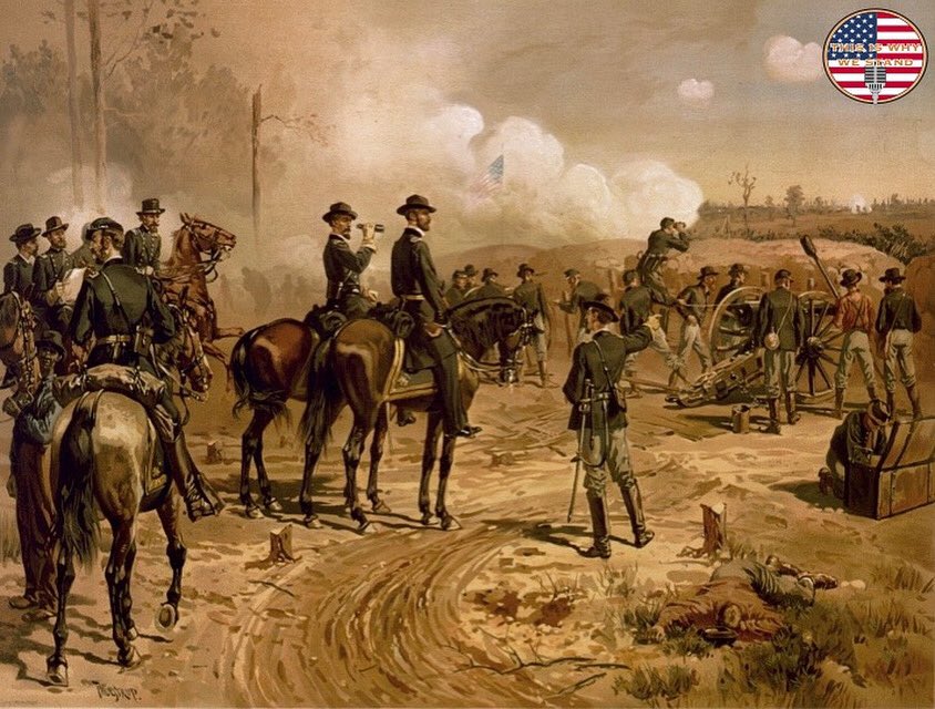 Why_We_Stand's tweet photo. To win a second term in the election of 1864, President Abraham Lincoln needed a “great change” to take place on the battlefield. Right when it truly mattered, Major General William T. Sherman emerged as the savior that Lincoln and the Union needed.

➡️https://t.co/X2RKXeE0ru🇺🇸 https://t.co/RCyioYOz7G
