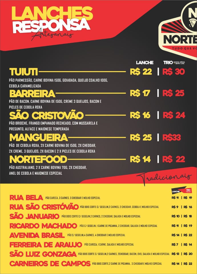 nortefoodsc's tweet photo. Venha conferir nosso cardápio
Nosso Insagram @Nortefoodofc https://t.co/XLb2AkKMH8