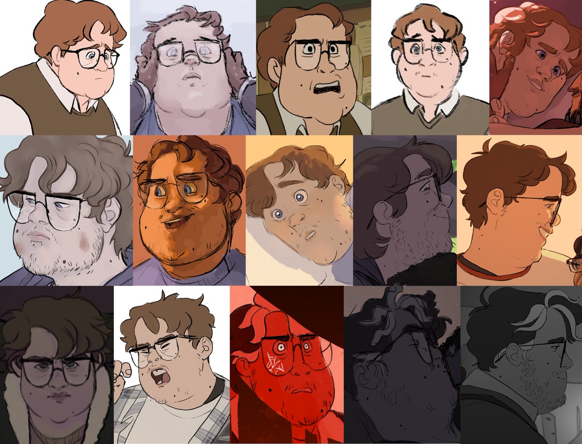 I compiled a progression of my Jon and Martin designs from April to current for funsies and lmaoo you can see the tonal shift in the lighting as s5 has progressed (more so with Jon since I draw him more). #magnuspod 
