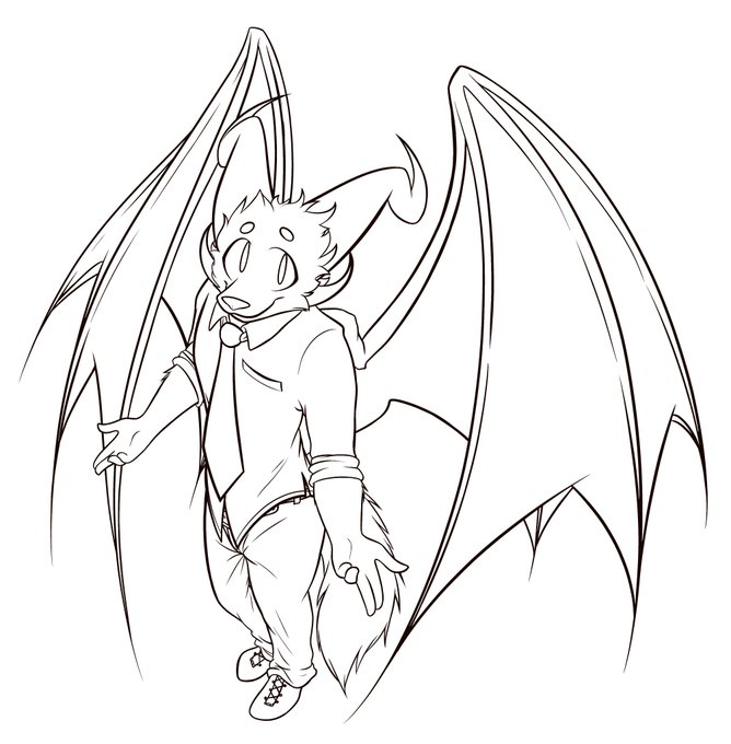 Here's a full body of Era, my new sona!

(I'm also looking for a good color palette for him!) 
