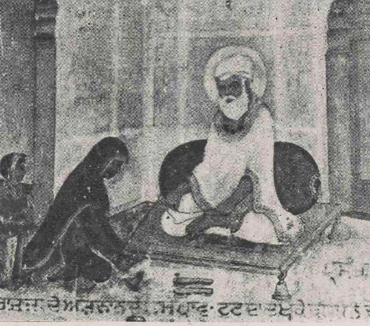 ਸਤਿਗੁਰ ਭਏ ਦਇਆਲ ਅਭੇਦ ਭਗਤ ਬੀਬੀ ਕਰੀ ॥The True Guru [Amar Das] bestowed his Grace upon the Devoted Bibi [Bhani], merging her [with the Divine]. - Mehima Prakash (1776) page 266