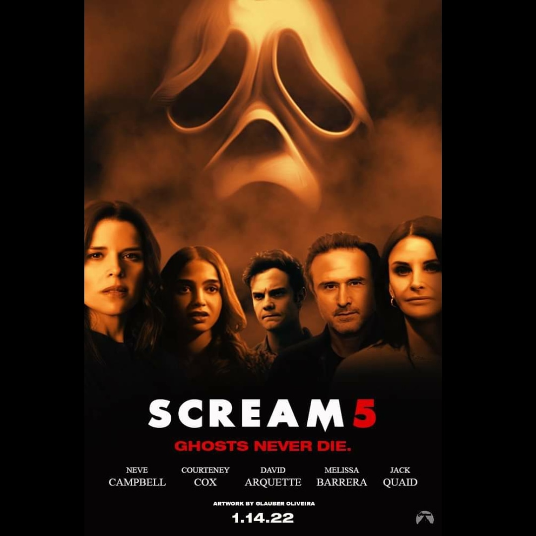 X 上的 Glauber Oliveira：「Scream 5 (2022) poster @ScreamMovies