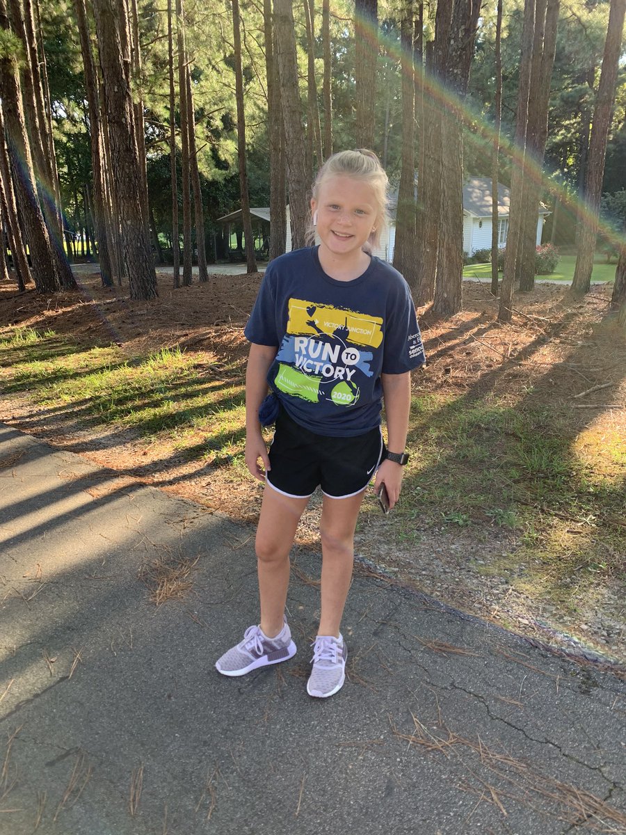 AarikaSandlin's tweet photo. Today we started our @VictoryJunction #RunToVictory. It will take the week to complete the full 5k, but just like everything, we take it a day at a time. Victory Junction changed Nks life and we are grateful!! #rtvirtual https://t.co/86R4cfxi0T