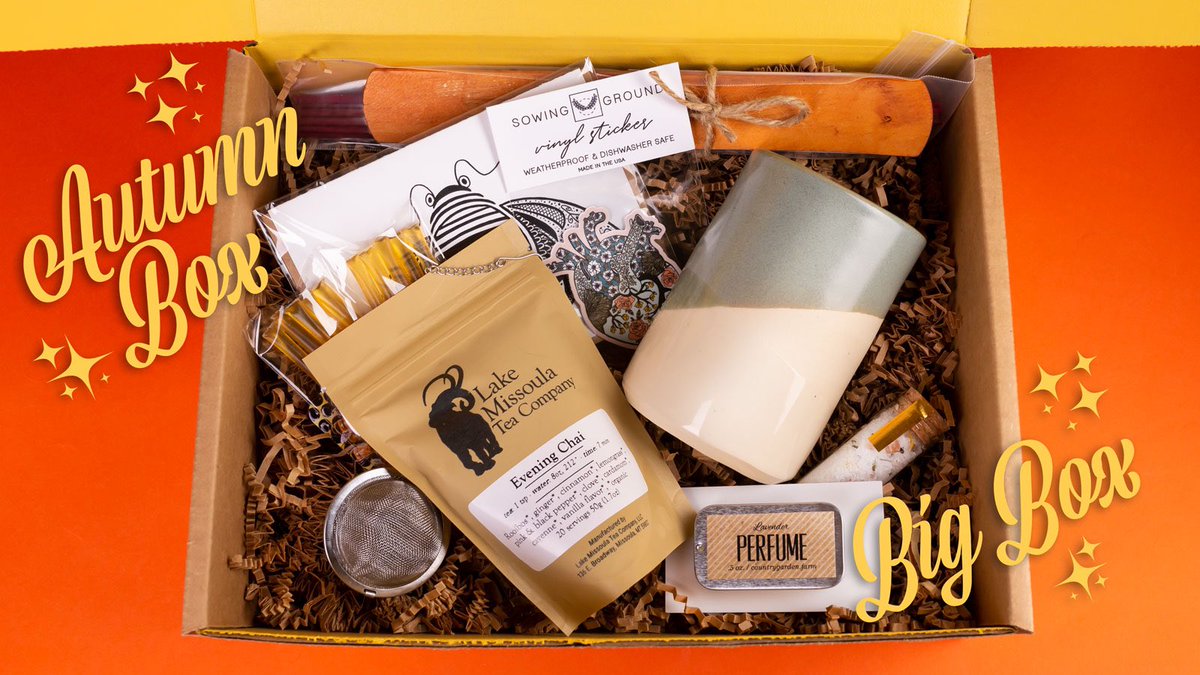 Here’s a peek at our Autumn Box subscription box! Each month, our subscribers enjoy a variety of items made in the Inland Northwest, delivered straight to their door. Become a subscriber today at inwtradingco.com!