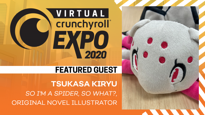 honeysanimeEN's tweet photo. We also got to chat with Tsukasa Kiryul and Okina Baba from So I’m a Spider, So What! 

Read the interview! https://t.co/Tb43koozVf
#vcrx #virtualcrunchyrollexpo #soimaspidersowhat #newanime #animenews #animetalk #animeprofessionals #animeinterview https://t.co/i37uOsisih