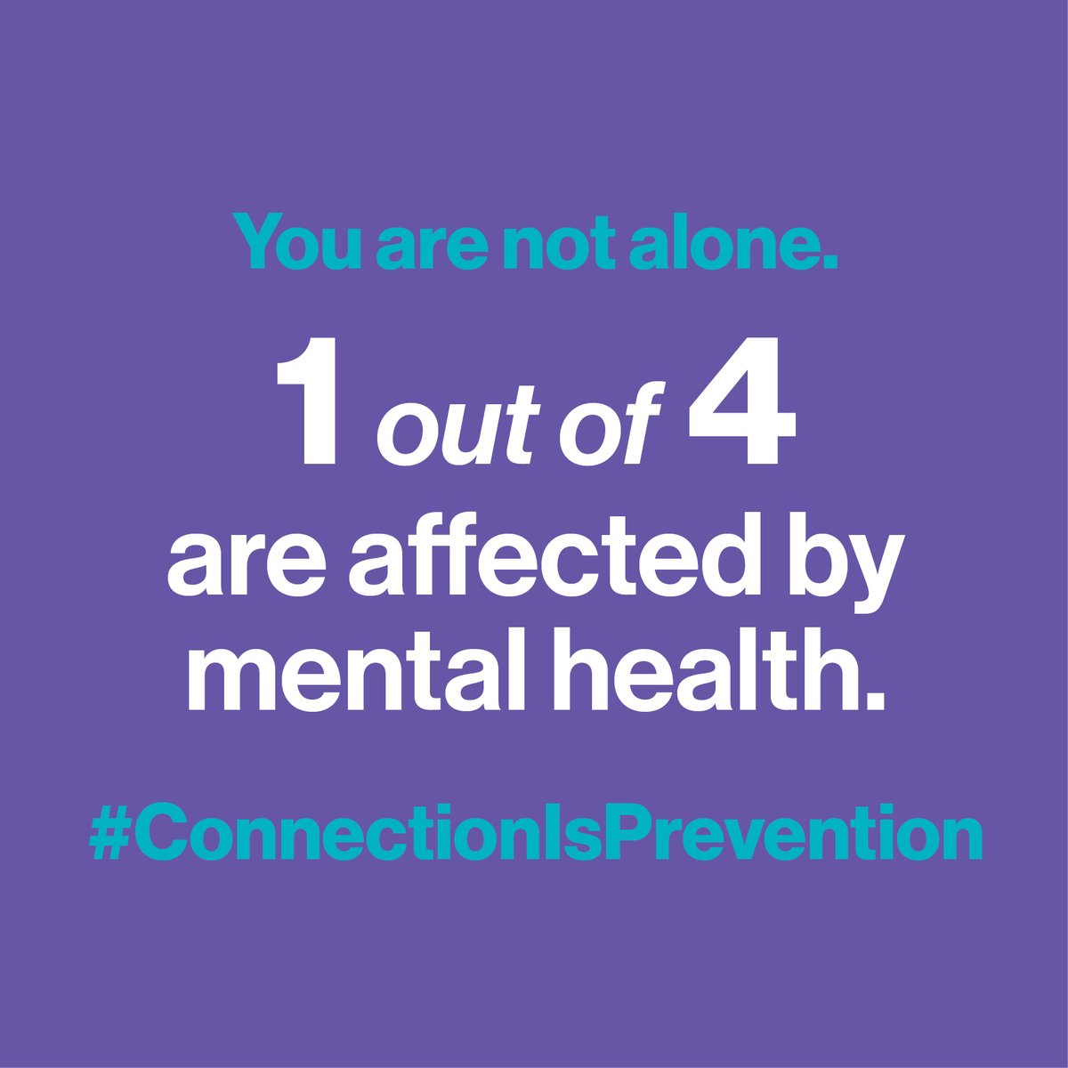 You are not alone. You are never alone. One out of every 4 individuals struggle with mental health challenges (it is normal) and suicide continues to impact campuses nationwide. Join us during National Suicide Prevention Week to help reduce the risk. 
bddy.me/3k13PCF
