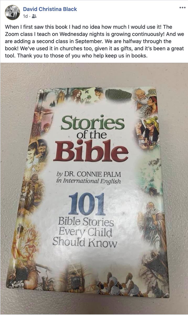 We appreciate this review of "101 Bible Stories Every Child Should Know" from Christina Black! God is using this book to make an impact for His Kingdom!