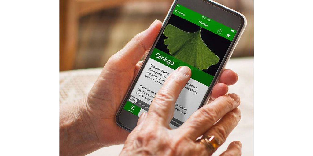 GWIntegrative's tweet photo. The @NIH_NCCIH HerbList app gives you fast, free access to science-based summaries on more than 50 popular herbs, such as aloe, chamomile, ginger, and turmeric. https://t.co/CVXTcynYAv #GWSMHS #GW_MFA #GWPCP #GwRodham https://t.co/xkfSPDuNWp