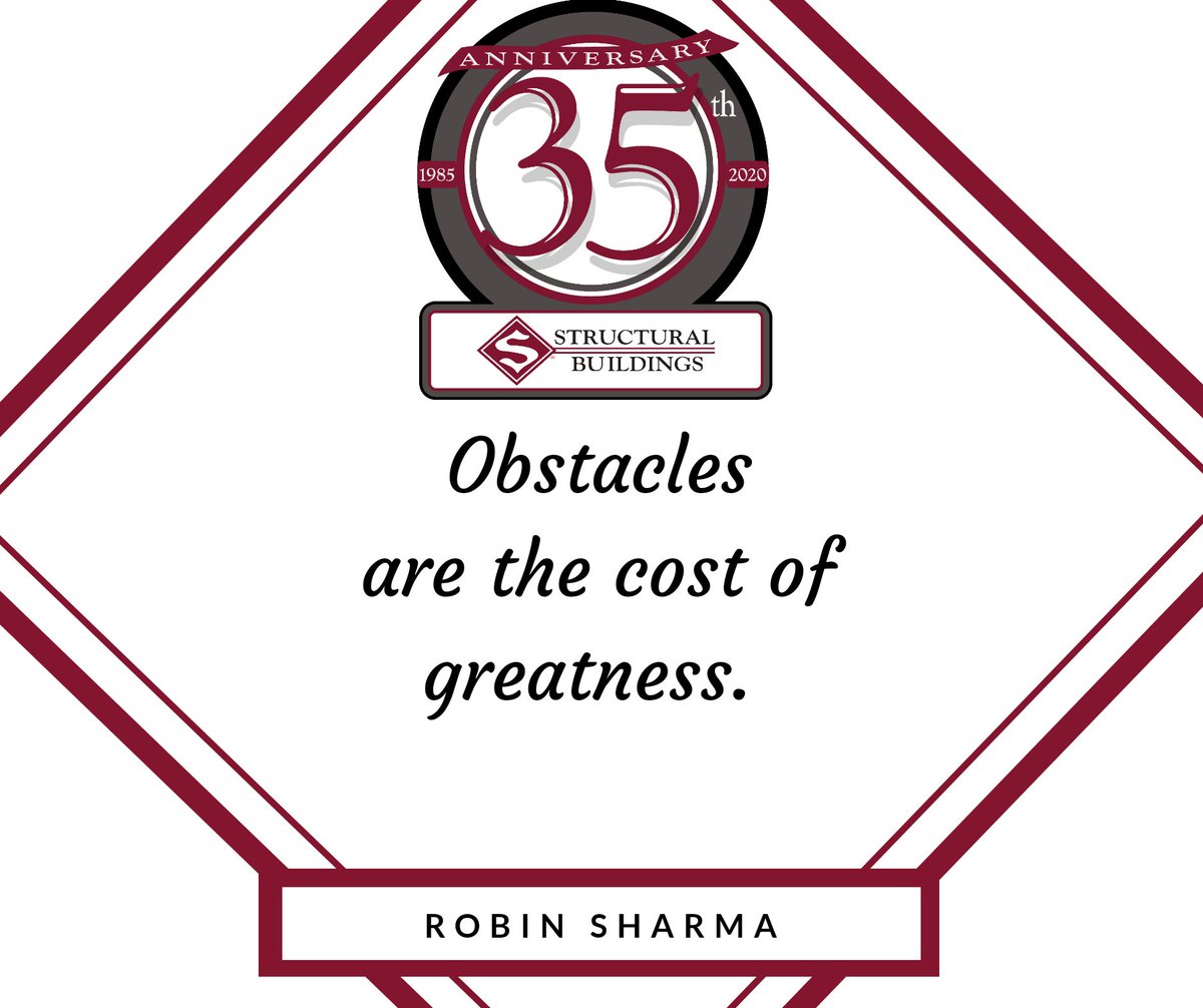 StructuralBuil1's tweet photo. Happy Motivational Monday Everyone! Hope you all had a wonderful holiday weekend!
#MotivationalMonday #StructuralBuildings #IfYouCanDreamItWeCanBuildIt #GeneralContractor #Agricultural #Residential #Equestrian #Commercial #Industrial #StorageFacilities #SelfStorageBuilders https://t.co/TYR3popam5