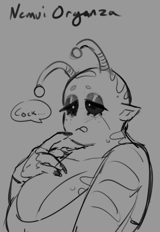 Her name is Nemui Organza. Here's som more doodles of her. https://t.co/Mjn6ht5xYx 