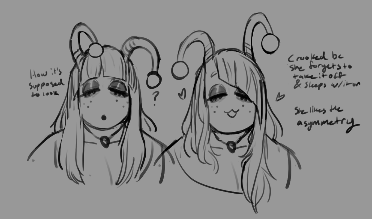 Her name is Nemui Organza. Here's som more doodles of her. https://t.co/Mjn6ht5xYx 