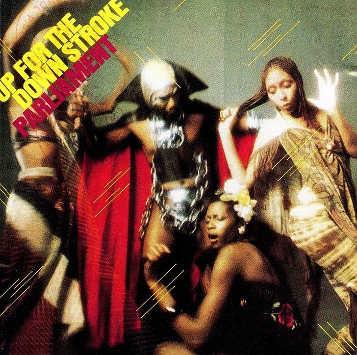 and later you can see this combination of african and futuristic imagery in the aesthetics of both parliament and earth wind & fire, who were the pioneers of both funk music and afrofuturism in the 70s and 80s