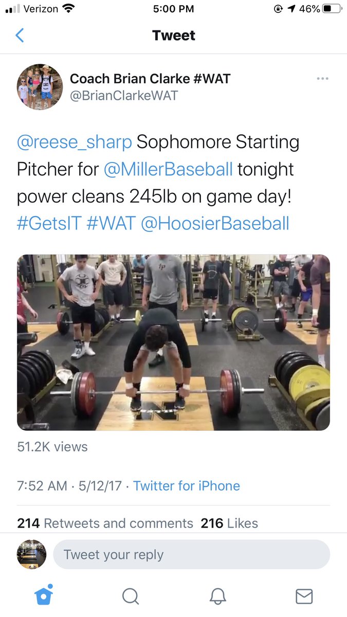 AGWeights's tweet photo. It’s that time of year. 

Athlete: “Coach, I can’t lift, I have a game today.”
Coach: 🤔 https://t.co/HZtyK3tTrk