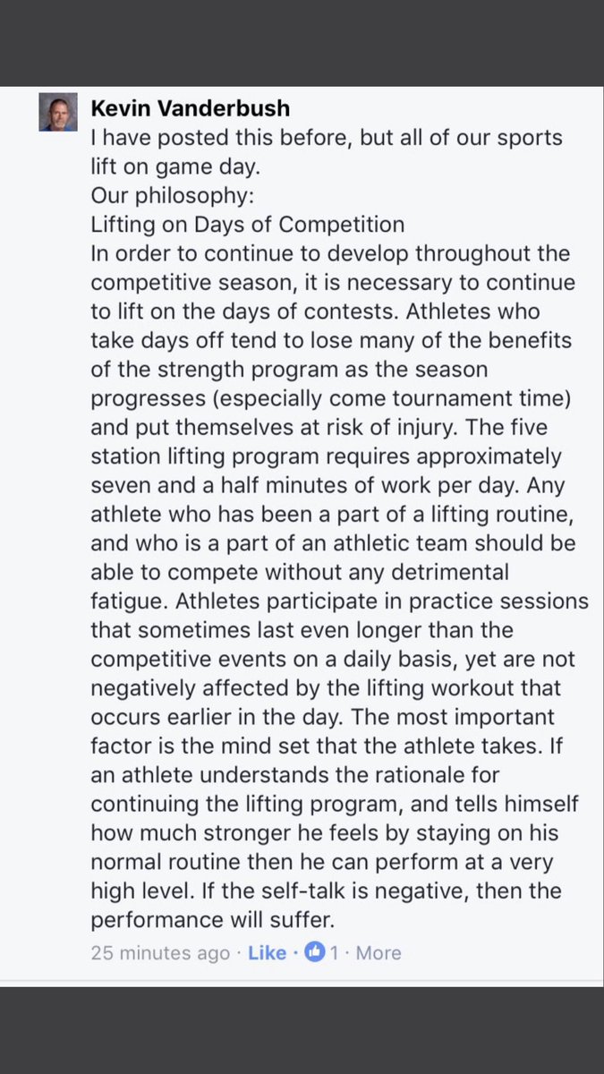 AGWeights's tweet photo. It’s that time of year. 

Athlete: “Coach, I can’t lift, I have a game today.”
Coach: 🤔 https://t.co/HZtyK3tTrk