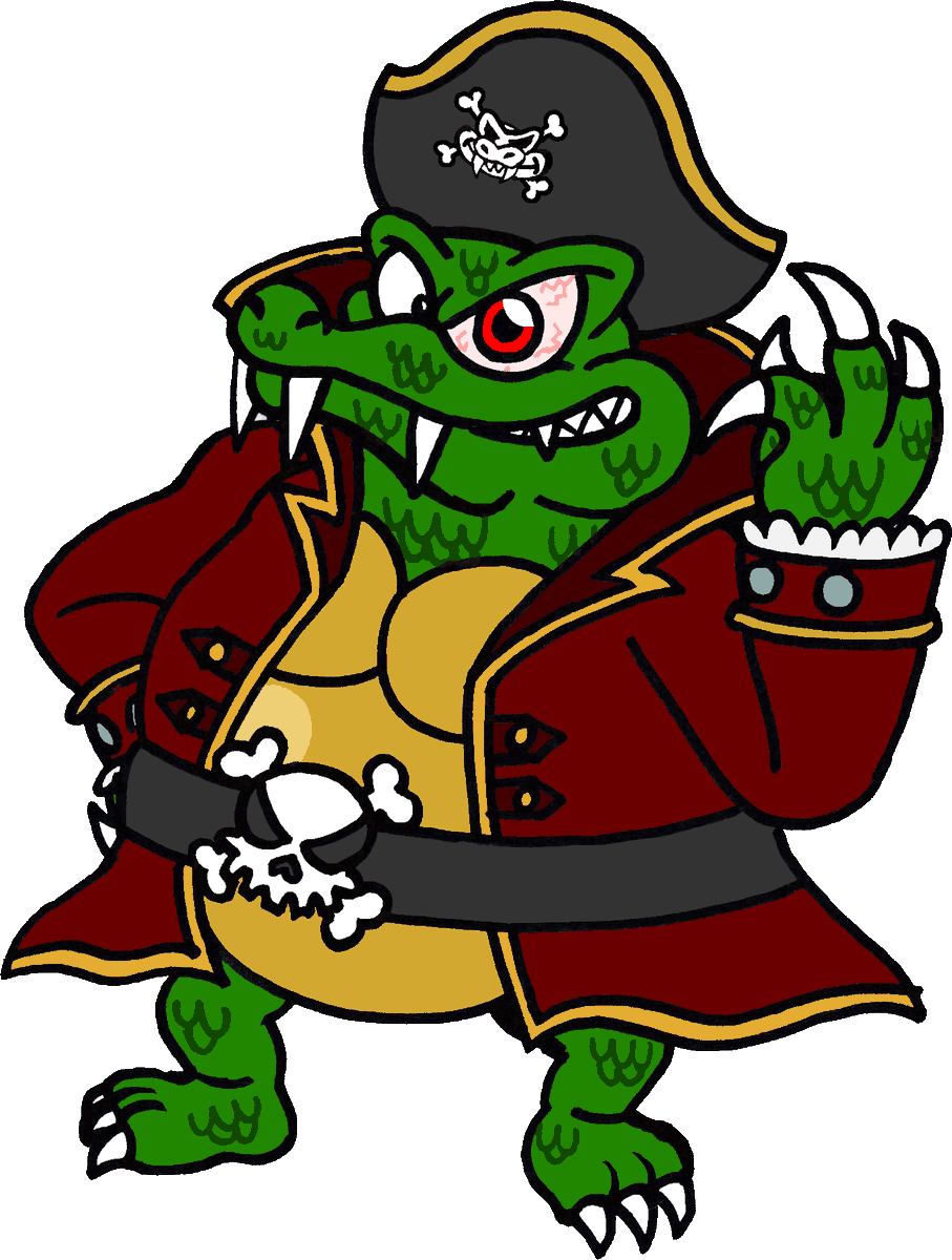 CaptainQuack64's tweet photo. Also decided to include the single pirate characters in a big thread as well, so feel free to take a look at that if you'd like! 🏴☠️
#KingKRool #CaptainFishook #BowserJr #RiskyBoots https://t.co/sdEv8bOZu1